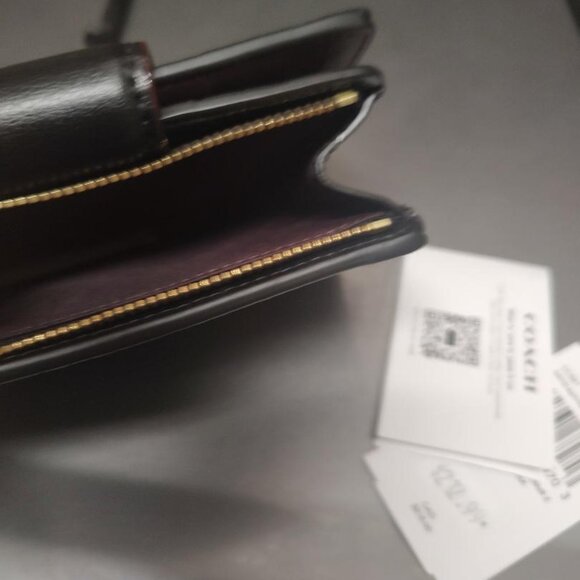 Coach Black Rose Wallet - Picture 7 of 9